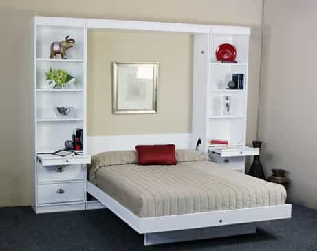 Barrington Table Bed White Finish - Wallbeds n More Phoenix