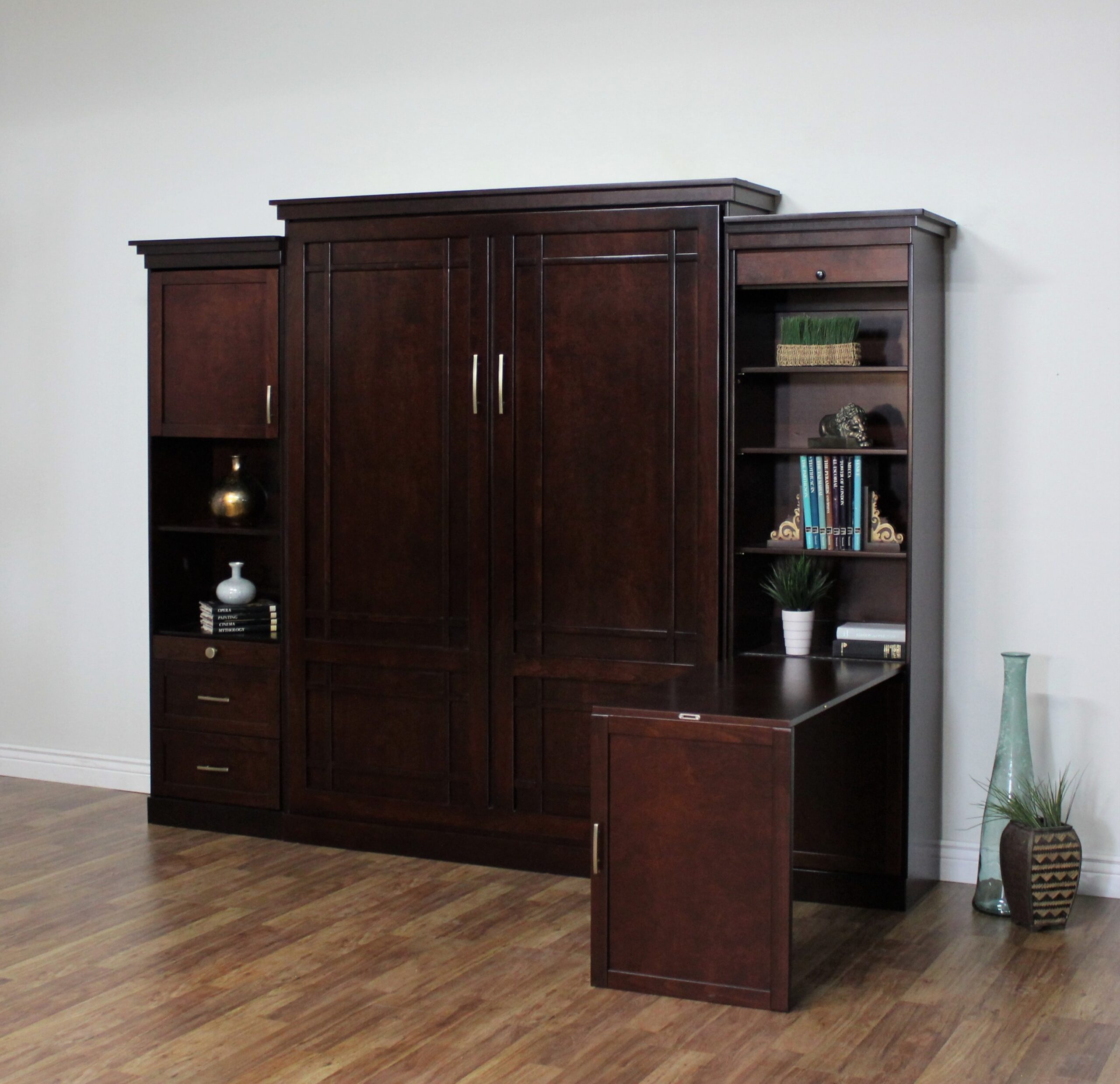 Murphy Beds with Cabinets Make Storage a Breeze!
